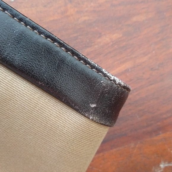 Stunning Paco Rabanne Paris Clutch Canvas & Leather - Picture 11 of 11